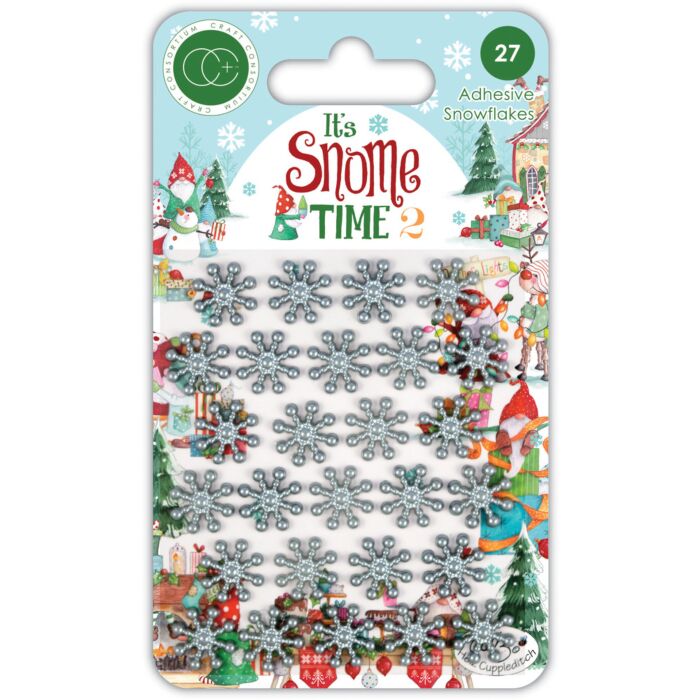 Craft Consortium Adhesive Snowflakes, It's Snome Time 2
