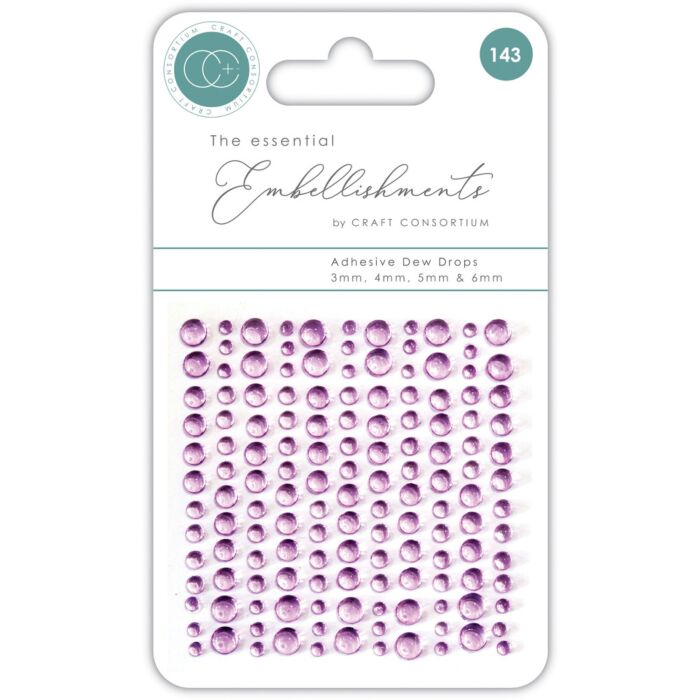 Craft Consortium The Essential Embellishments Adhesive Dew Drops