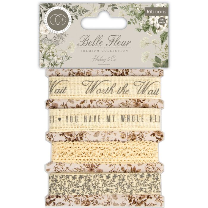 Craft Consortium Lace Ribbons, Belle Fleur