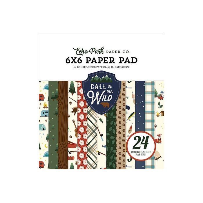 Echo Park CALL OF THE WILD 6X6 PAPER PAD