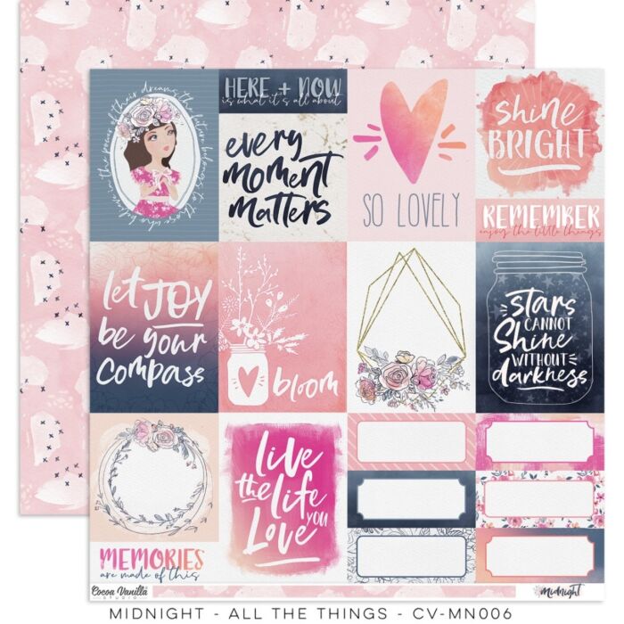 Cocoa Vanilla Studio 12X12 Patterned Paper