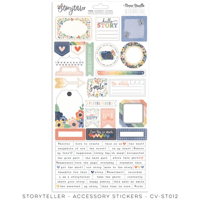 Cocoa Vanilla - Accessory Stickers