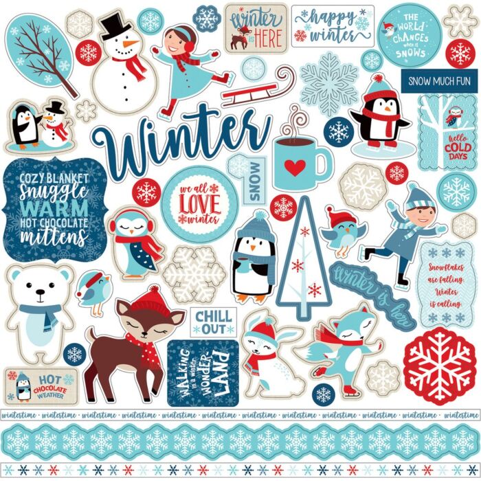 Echo Park CELEBRATE WINTER ELEMENT STICKER