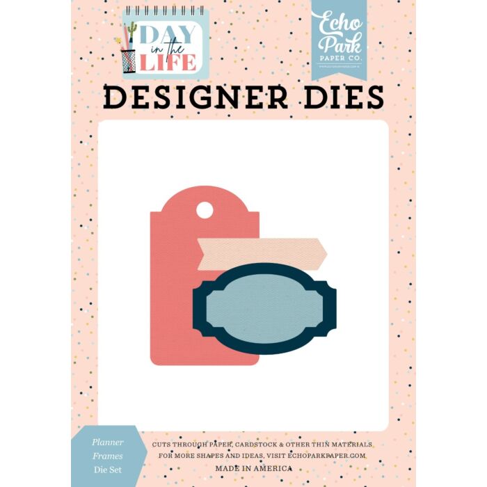 Echo Park Day In the Life: Planner Frames Die Set
