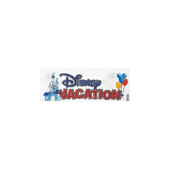 Disney Vacation Title Dimensional Sticker