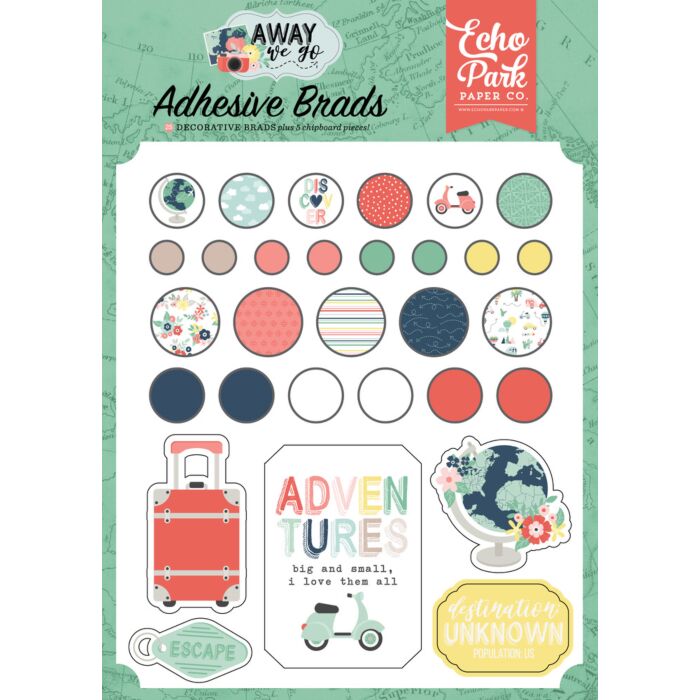 Echo Park Adhesive Brads