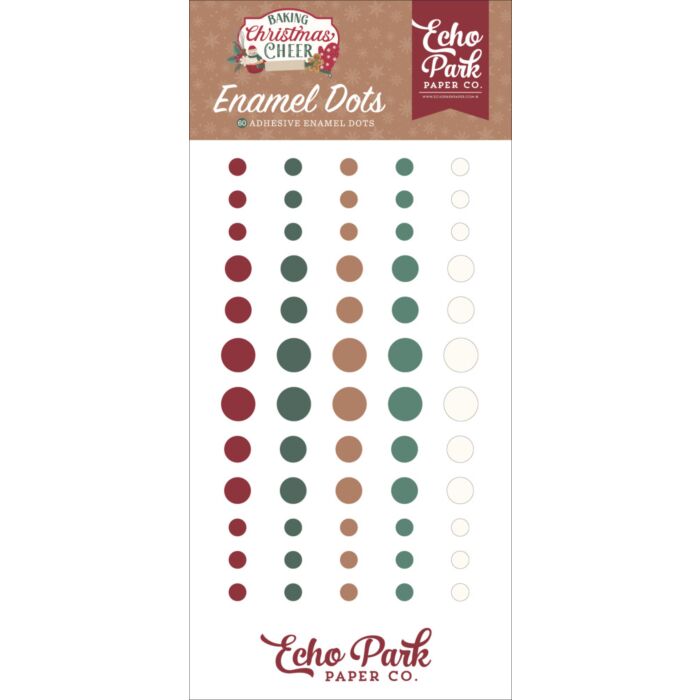 Echo Park Baking Christmas Cheer Enamel Dots