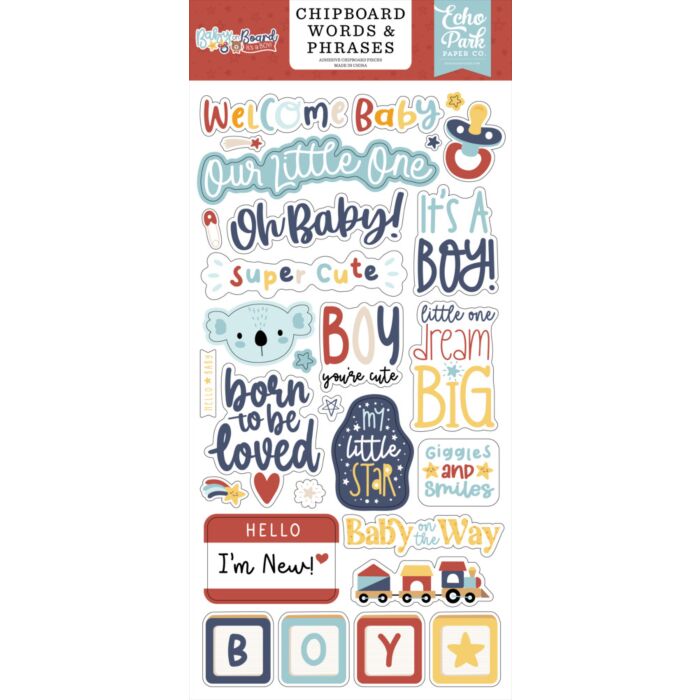 Echo Park Chipboard Words & Phrases