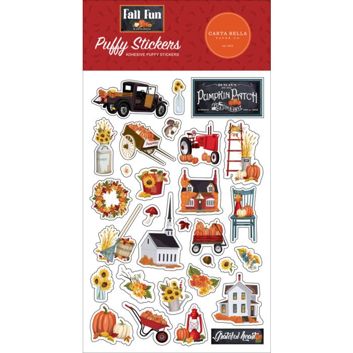 Carta Bella Puffy Stickers