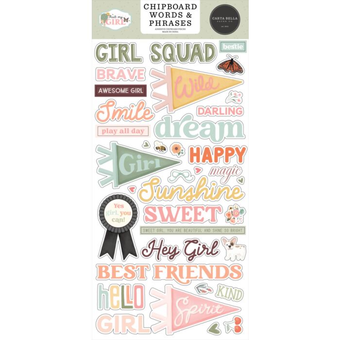 Echo Park Chipboard Words & Phrases