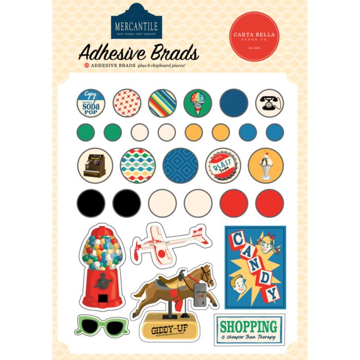 Echo Park Adhesive Brads