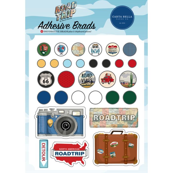 Carta Bella Adhesive Brads