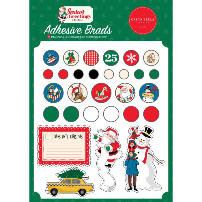Carta Bella Adhesive Brads