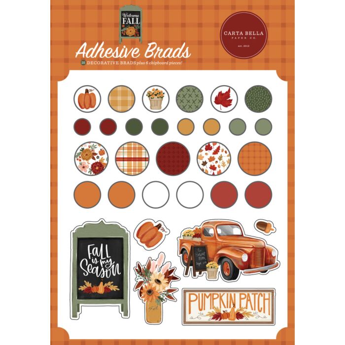 Carta Bella Adhesive Brads