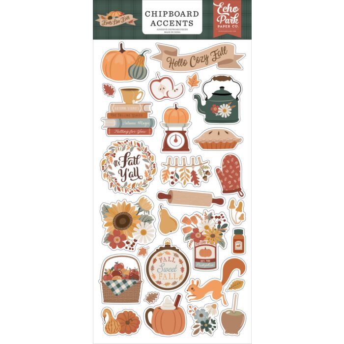 Echo Park Feels Like Fall Chipboard Accents