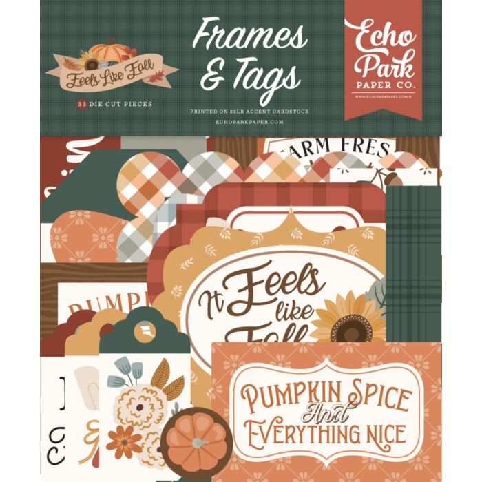Echo Park Feels Like Fall Frames & Tags