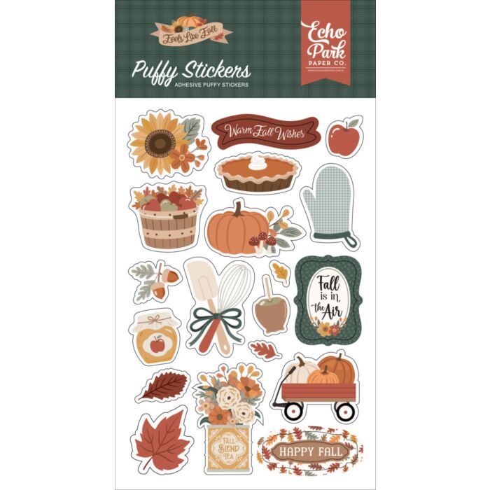 Echo Park Feels Like Fall Puffy Stickers