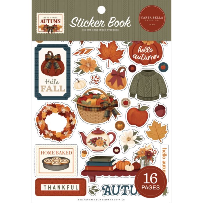 Echo Park Here Comes Autumn Sticker Book