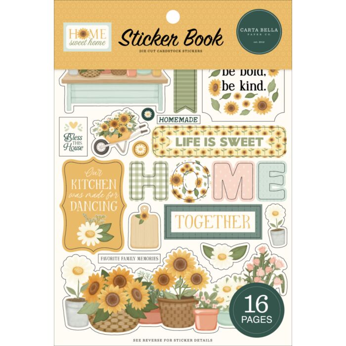 Echo Park Home Sweet Home Sticker Book