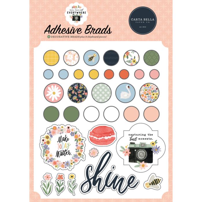 Carta Bella Adhesive Brads