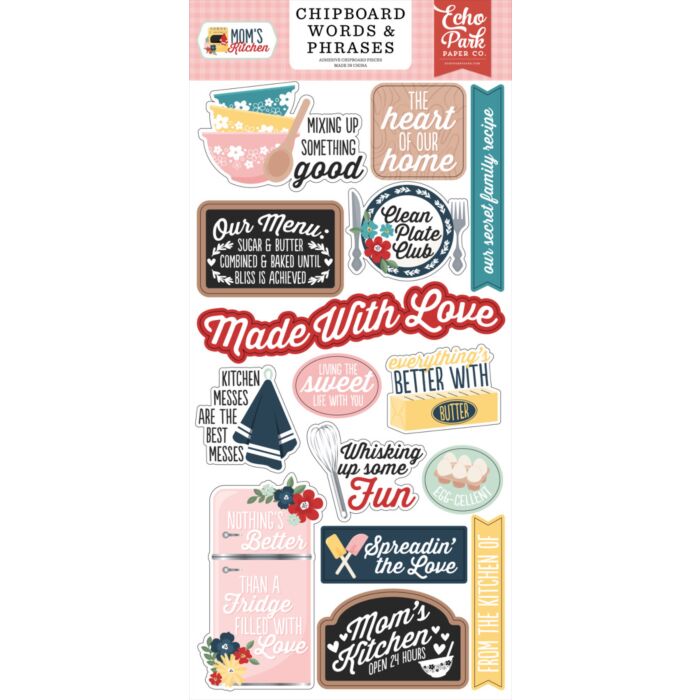 Echo Park Chipboard Words & Phrases