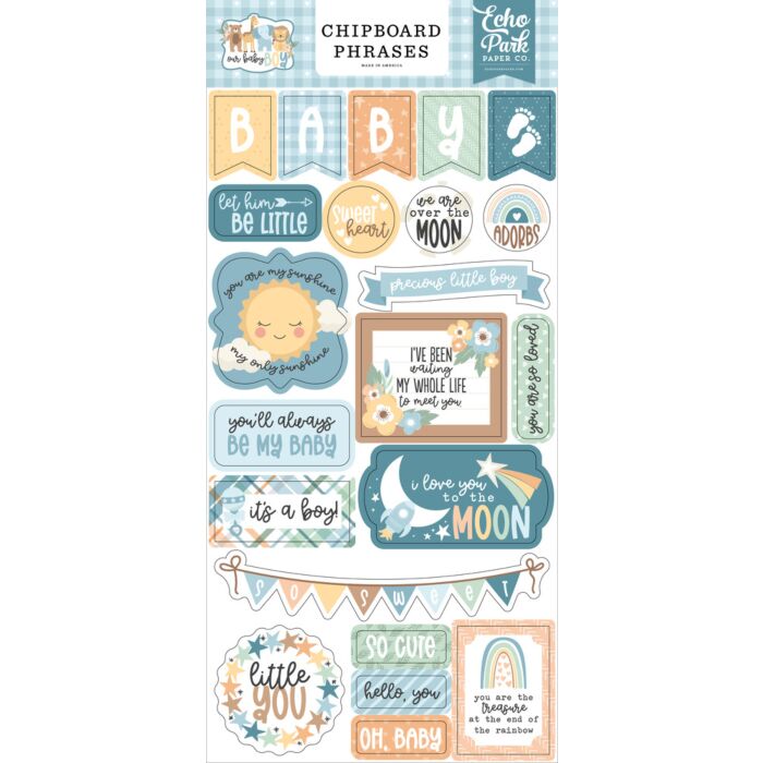 Echo Park Chipboard Phrases