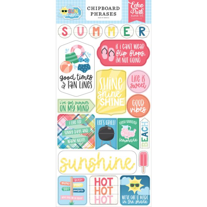 Echo Park Chipboard Phrases
