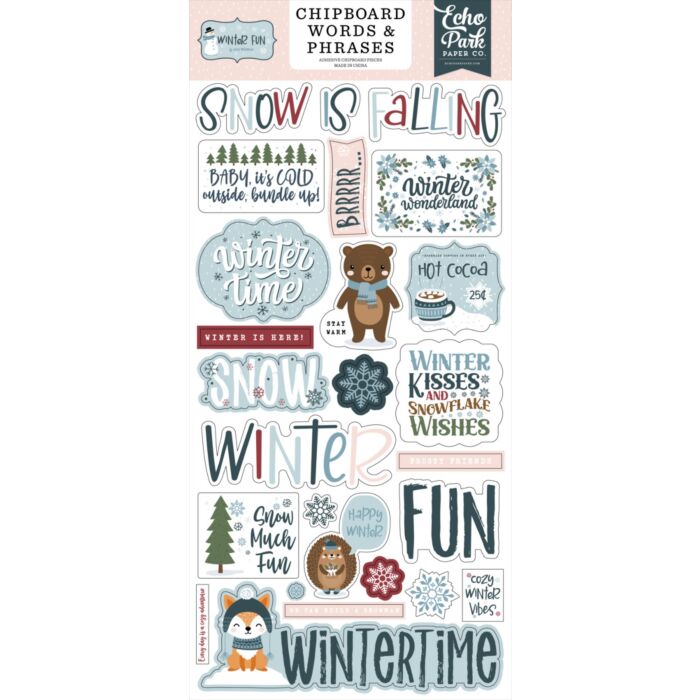 Echo Park Chipboard Words & Phrases