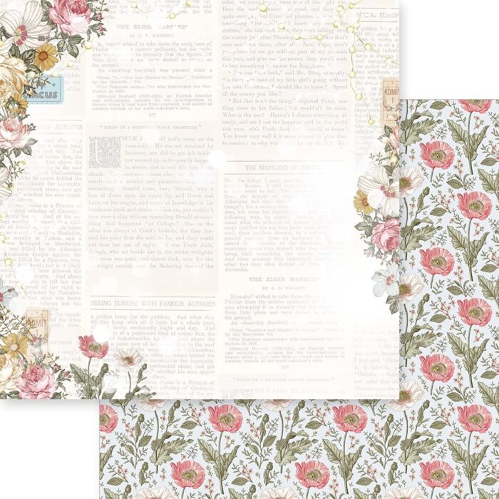Memory Place Enjoy The Ride Double-Sided Cardstock 12"X12" Simple Style Sweet Happiness