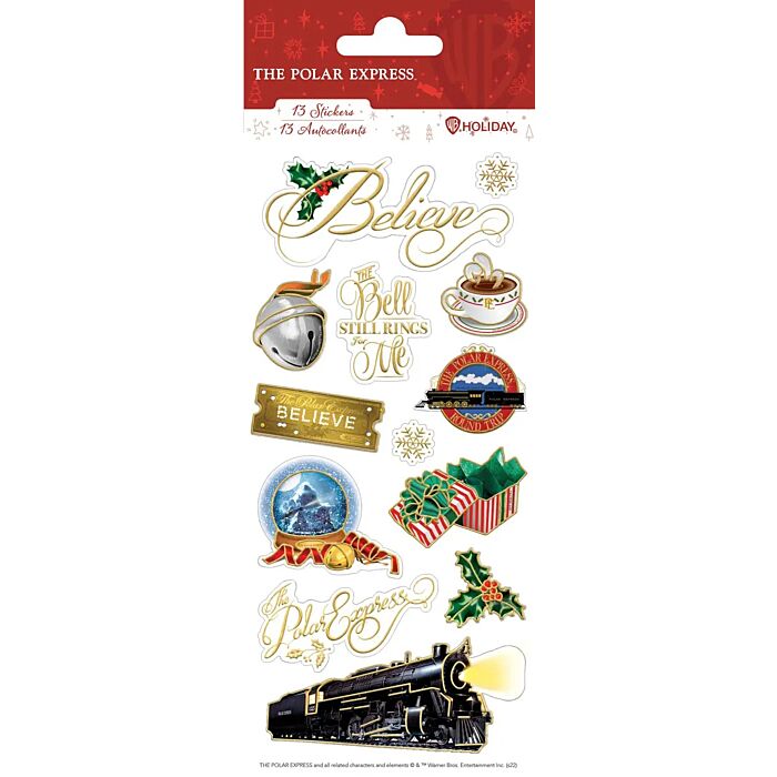 Paper House Decorative Stickers - The Polar Express Enamel Sticker