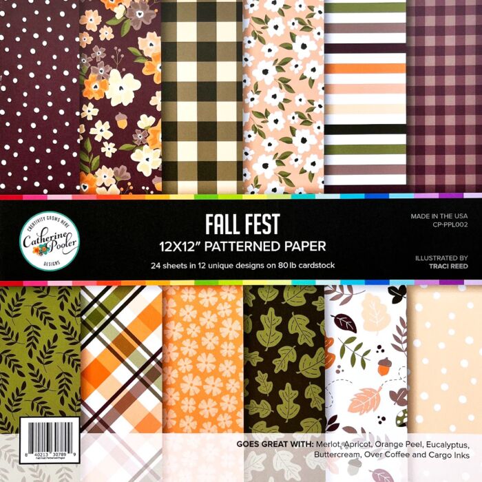 Catherine Pooler -12x12 Patterned Paper - Fall Fest