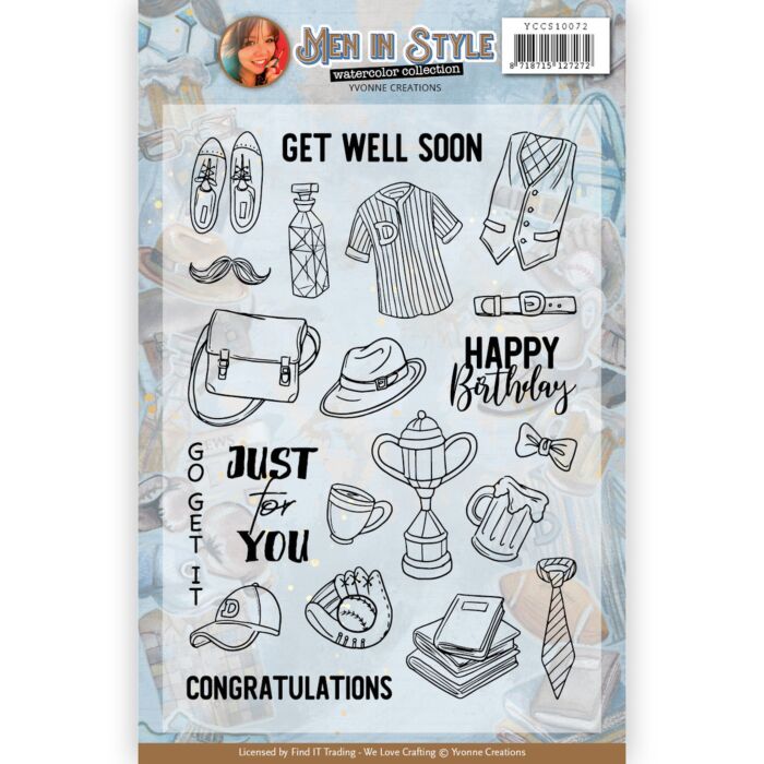 Find IT Trading Yvonne Creations Clear Stamp