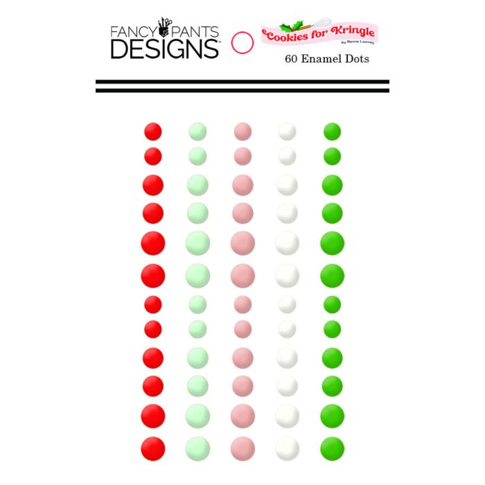 Fancy Pants Designs Enamel Dots, Cookies for Kringle