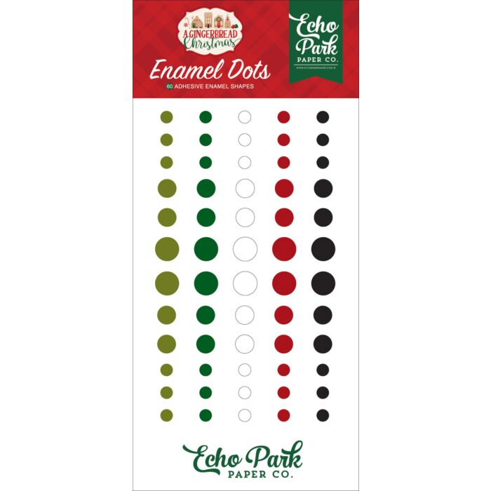 Echo Park - A Gingerbread Christmas Enamel Dots