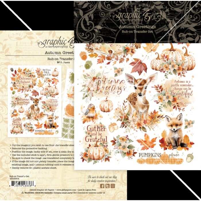 Graphic 45 Rub-on Transfers