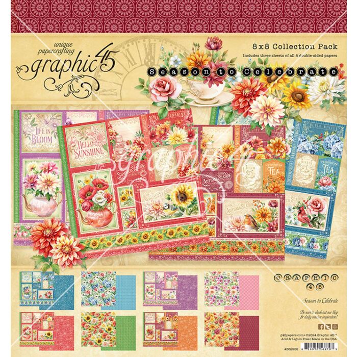 Graphic 45 8X8 Collection Pack