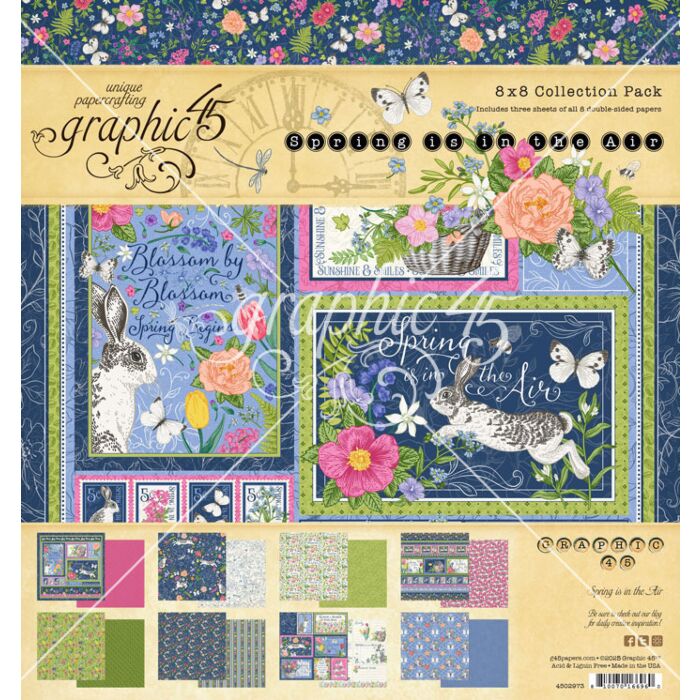 Graphic 45 8X8 Collection Pack
