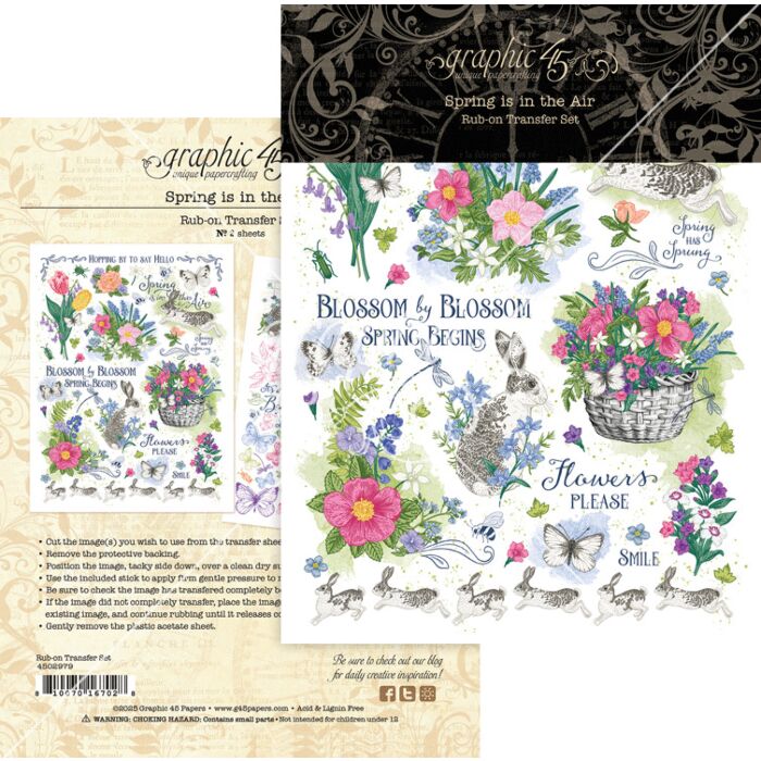 Graphic 45 Rub-on Transfers
