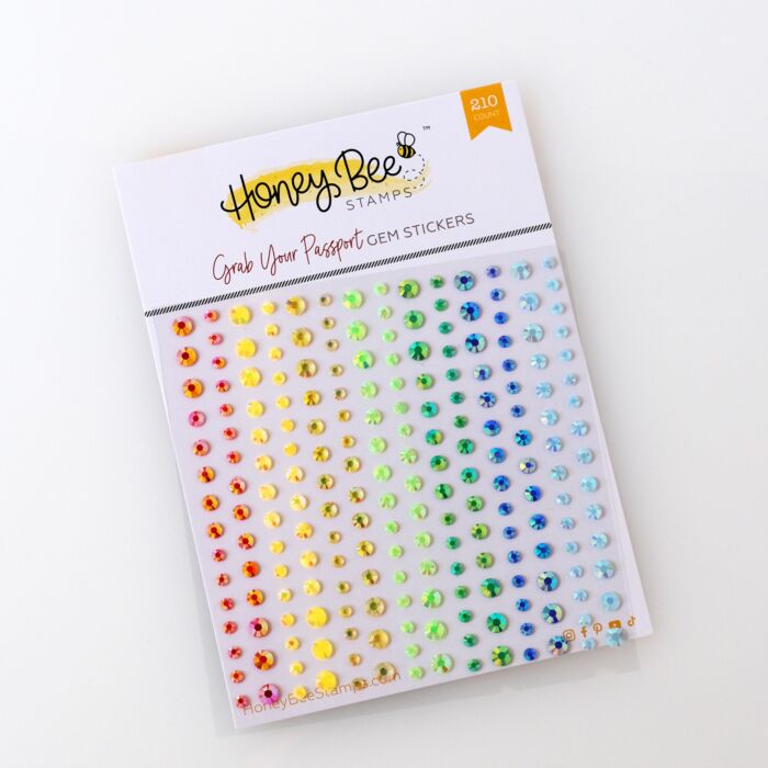 Honey Bee Stamps Gem Stickers