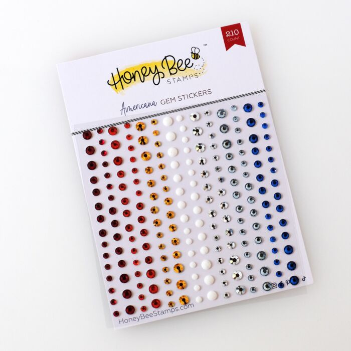 Honey Bee Stamps Gem Stickers