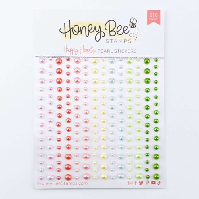 Honey Bee Stamps Pearl Stickers