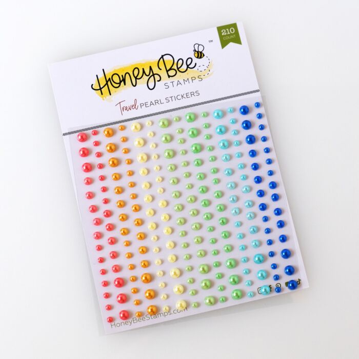 Honey Bee Stamps Pearl Stickers