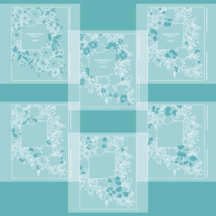 Honey Bee Stamps Coordinating Stencil Set