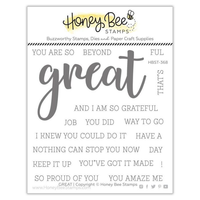 Honey Bee Stamps Clear Stamp