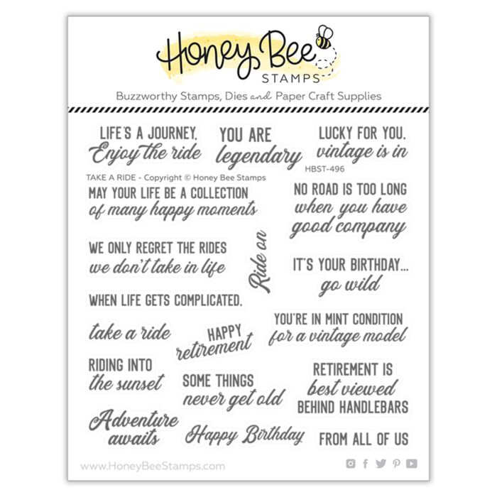 Honey Bee Stamps Clear Stamp