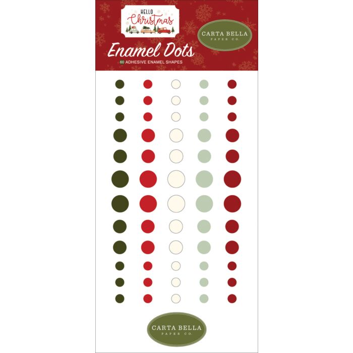 Echo Park - Hello Christmas Enamel Dots