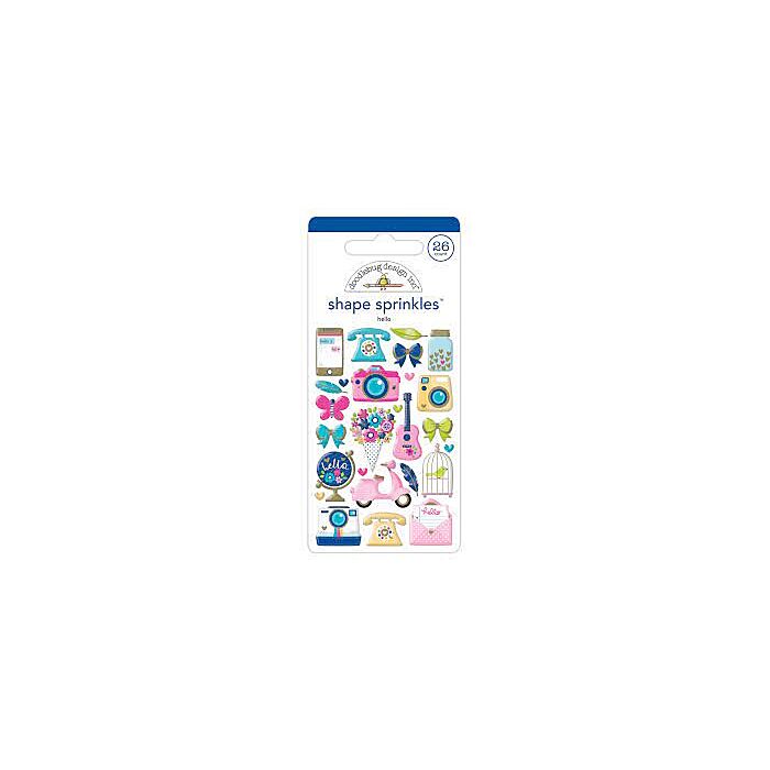 Doodlebug Design - Shape Sprinkles - Hello