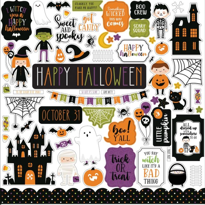 Echo Park Halloween Magic Element Sticker