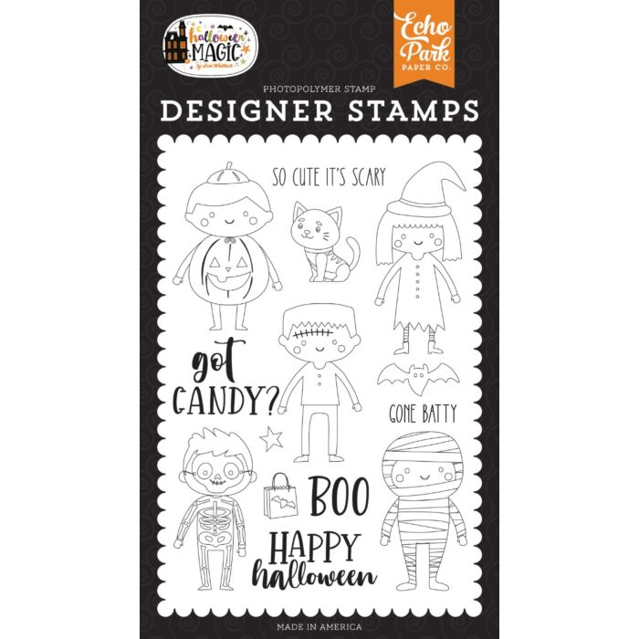 Echo Park Halloween Magic: Got Candy Stamp Set