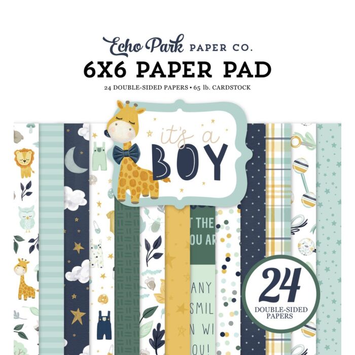Echo Park IT'S A BOY 6X6 PAPER PAD